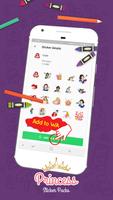 Magic King Princess Stickers for WhatsApp syot layar 1