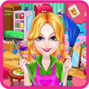 Nettoyage de la maison de poupée Princesse APK