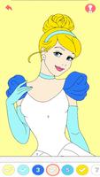 Princess Color by Number plakat