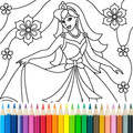 Princess Coloring