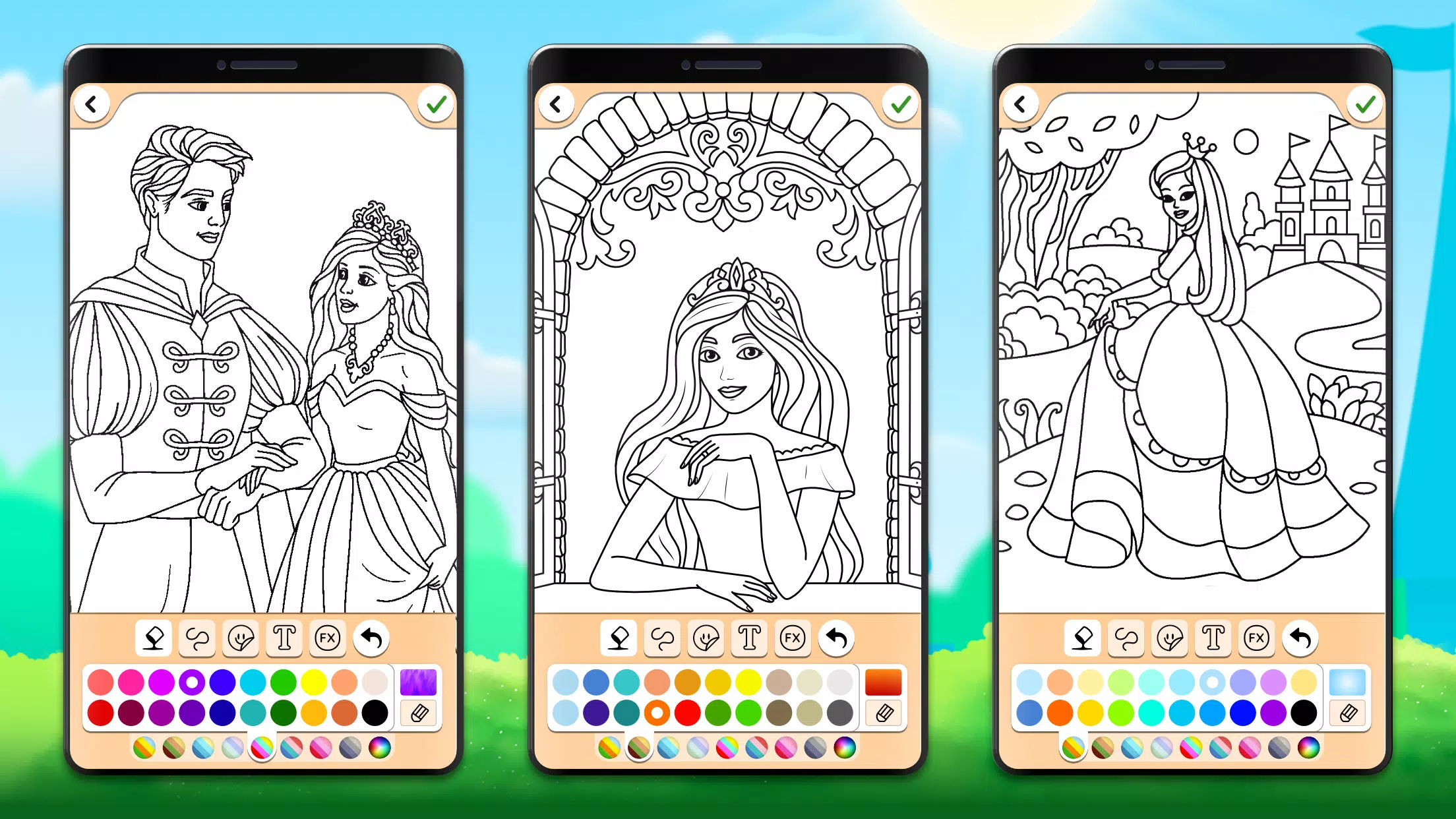 Princesa Para Colorir - Jogo – Apps no Google Play