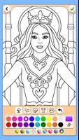 Princess Coloring Game poster