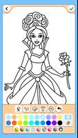 Coloriage Princesse capture d'écran 2