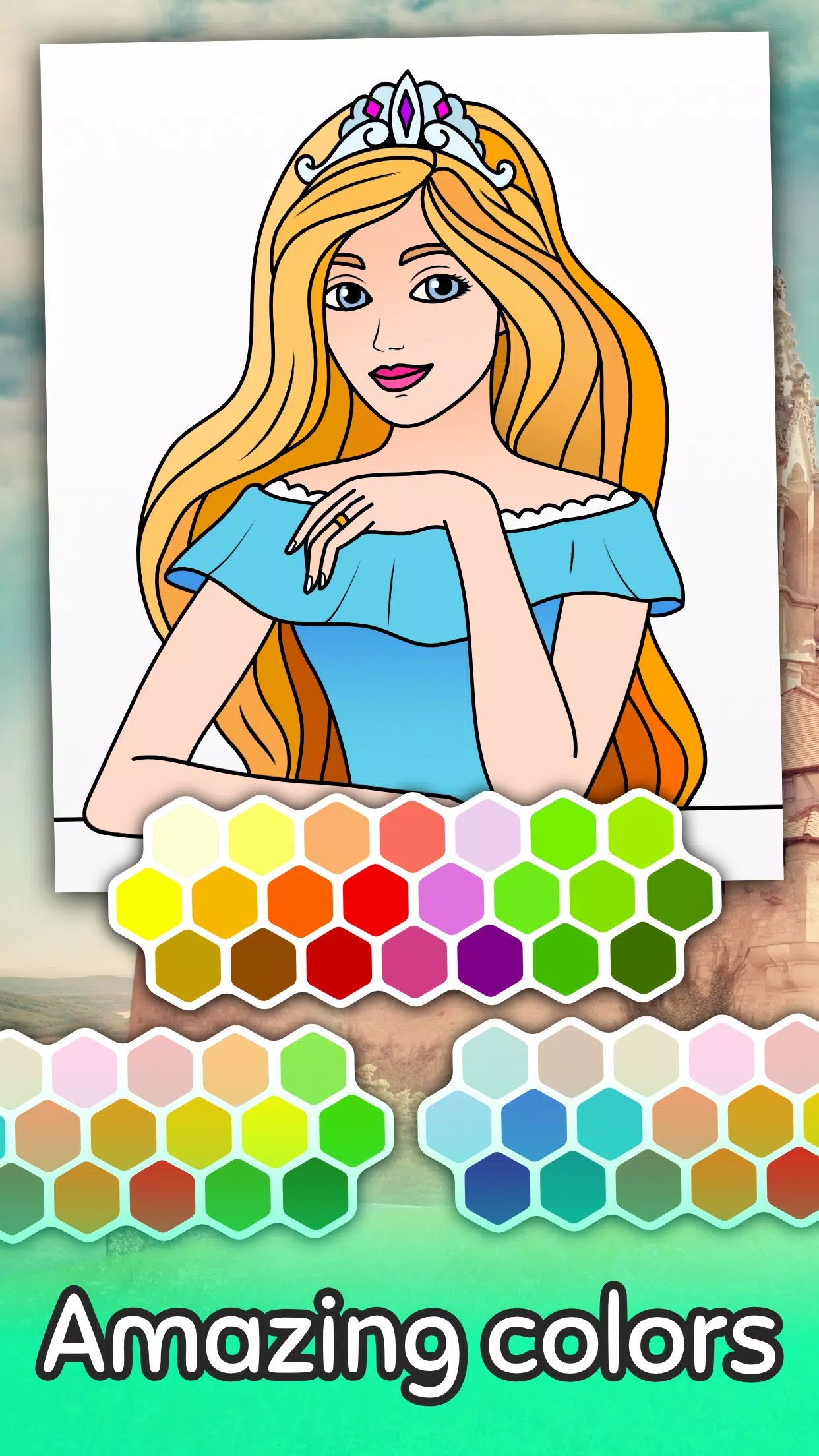 Colorir princesa jogo - Baixar APK para Android