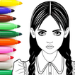 Princess Coloring Game Glitter иконка