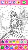 Princess Coloring Game Glitter screenshot 2