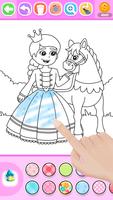 Princess Coloring Book Plakat