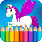 Coloring Little Pony Pink أيقونة