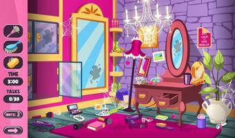 Princess Clean Your House! Game Cartaz