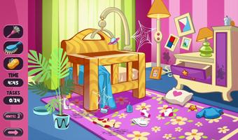 Princess Clean Your House! Game capture d'écran 2