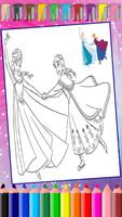 Juego de colorear princesa captura de pantalla 2