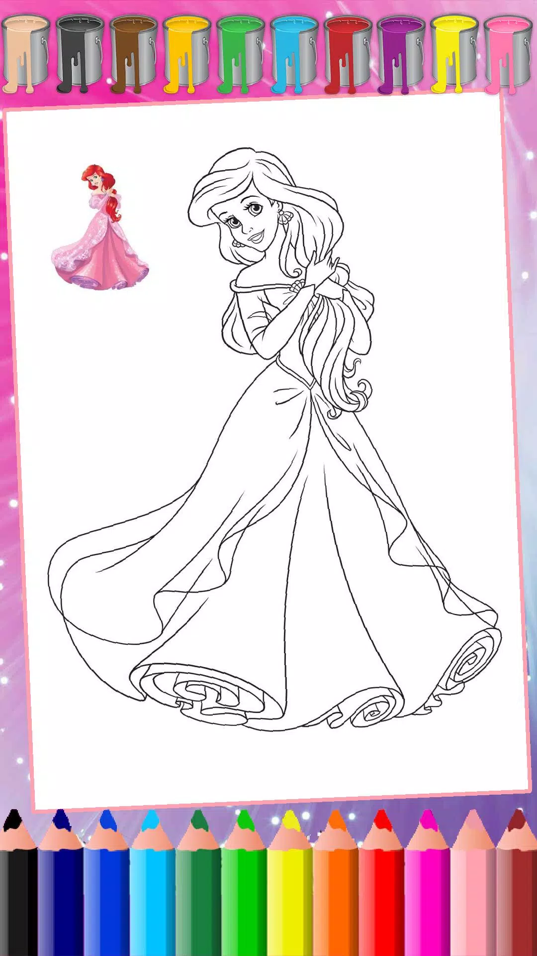 Descarga de APK de Juego de colorear princesa para Android