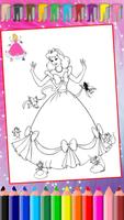 Juego de colorear princesa captura de pantalla 1