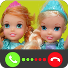 Elsa & Anna Prank  Video Call icône