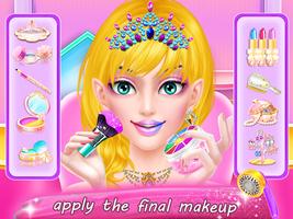 Prinzessin Hochzeits-Makeover-Salon-Spiele für Mäd Screenshot 3