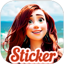Animated Princess Wastickerapp APK