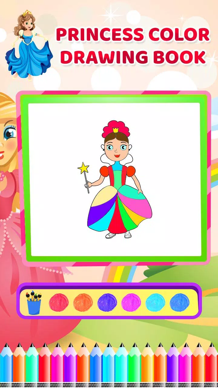 Princess Colour Drawing Book APK for Android Download