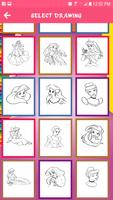 Princess Coloring Pages For Kids capture d'écran 2