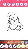 Princess Coloring Pages For Kids ภาพหน้าจอ 3