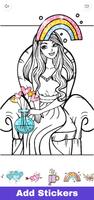 Glitter Princess Coloring Book ภาพหน้าจอ 1