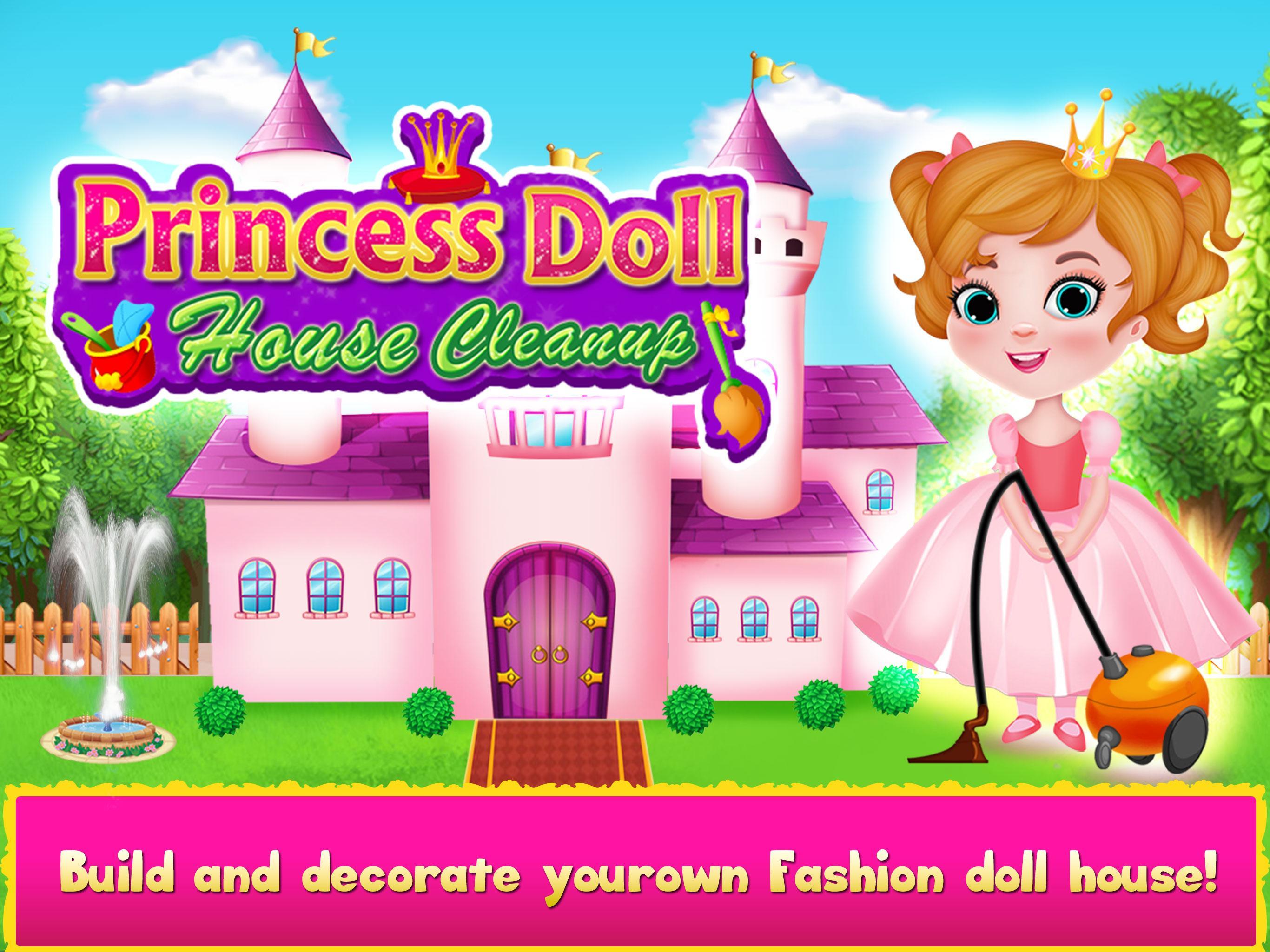 Princess Doll House Cleanup Decoration Games For Android
