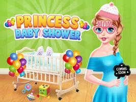 Princess Pregnant Baby Shower Affiche