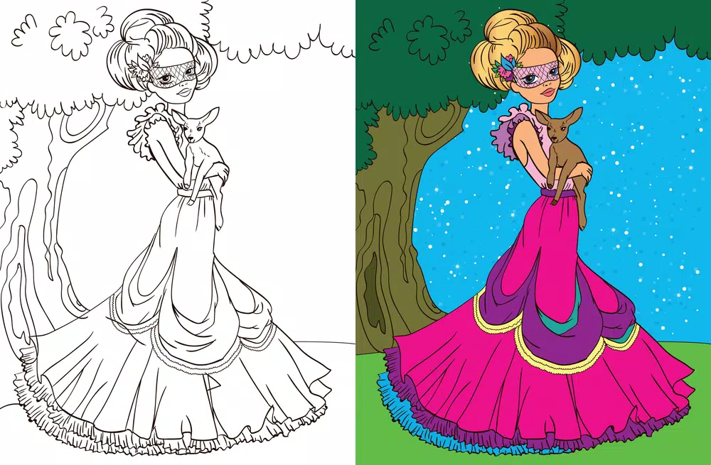 Download do APK de Princesa Para Colorir Glitter para Android