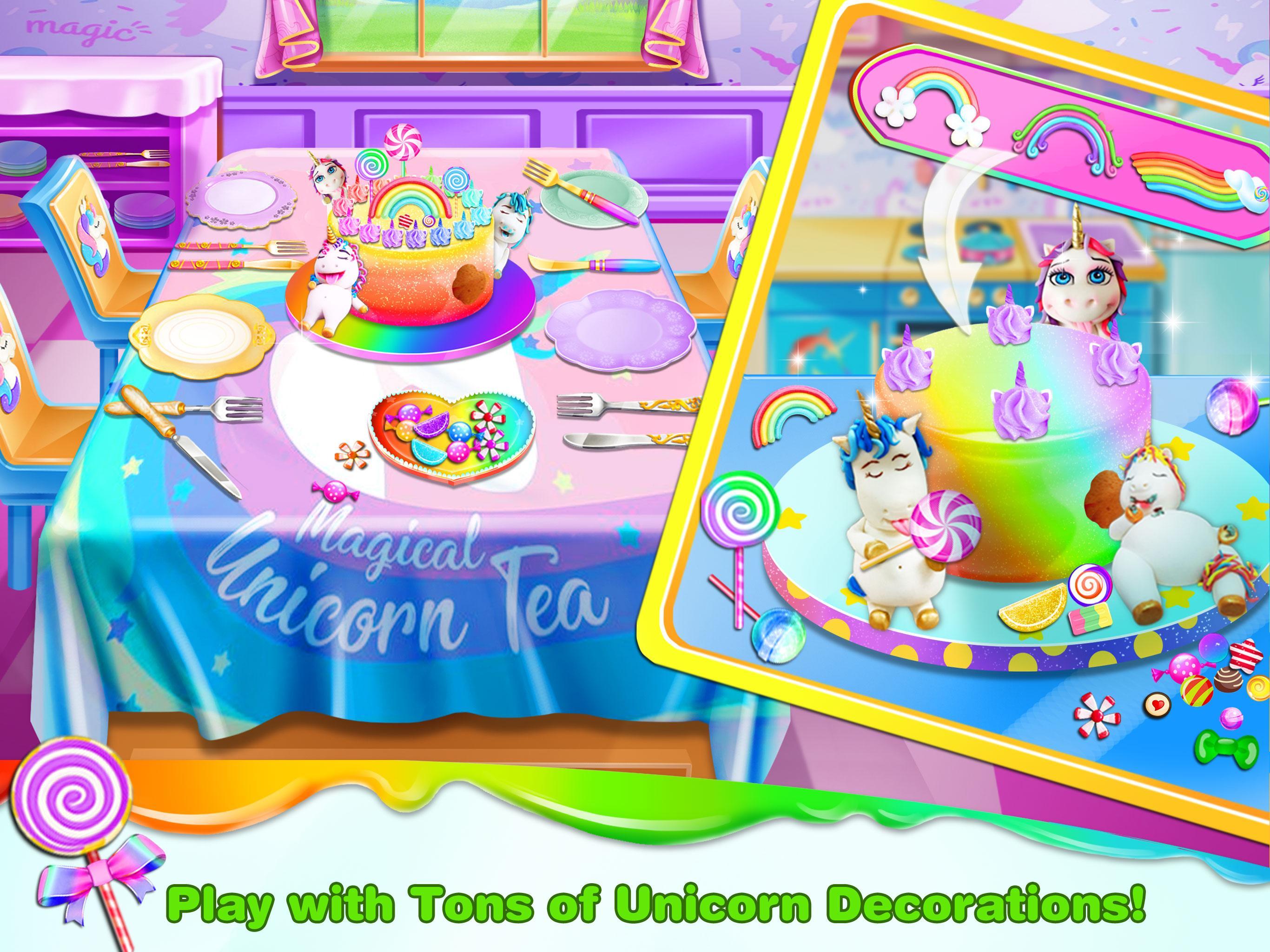 Unicorn Frost Cakes Shop - Baking Games for Girls APK for Android Download