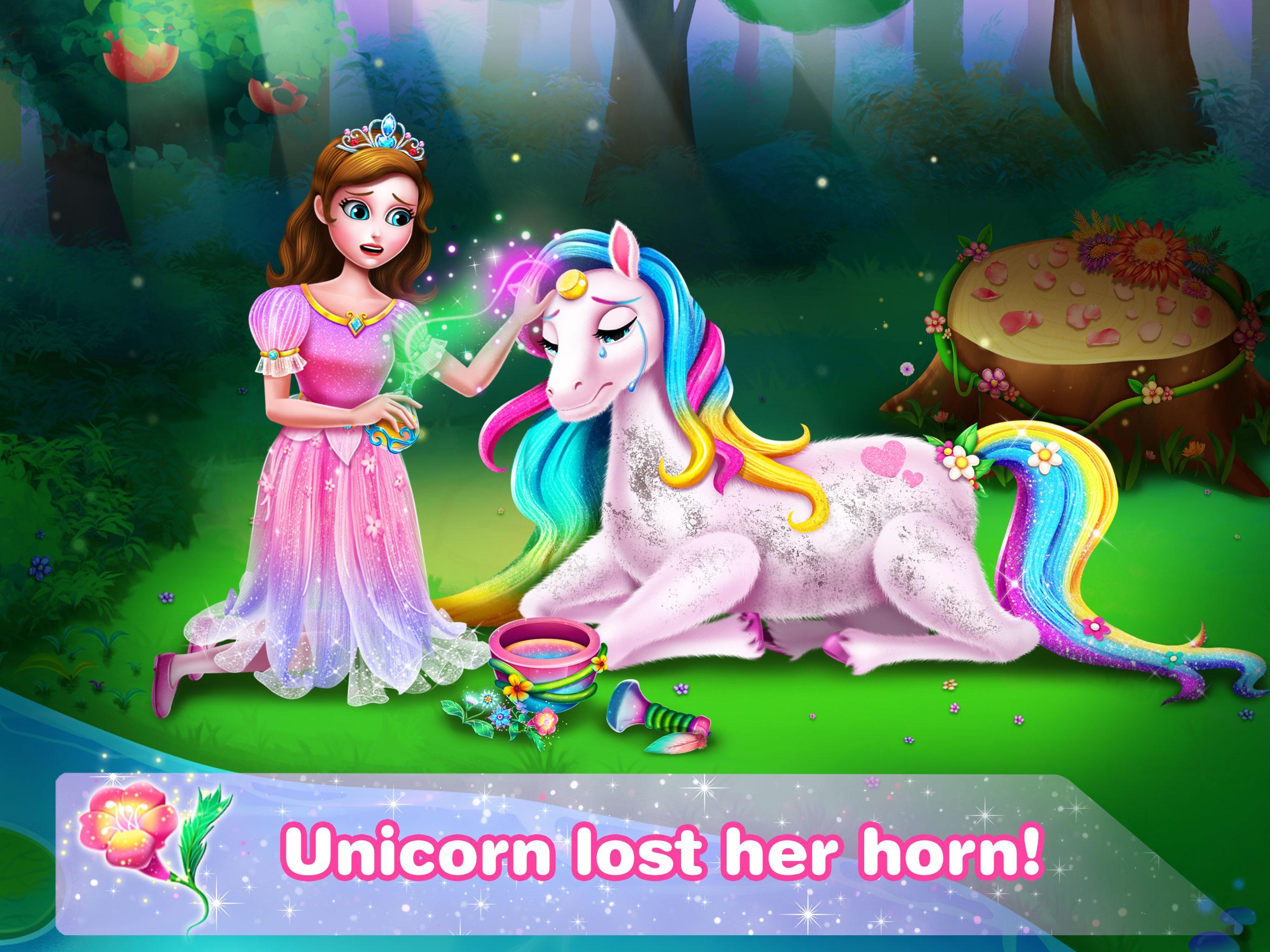 Игра Unicorn Единорог и принцесса