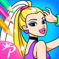 Star Girl Drawing for Kids - C