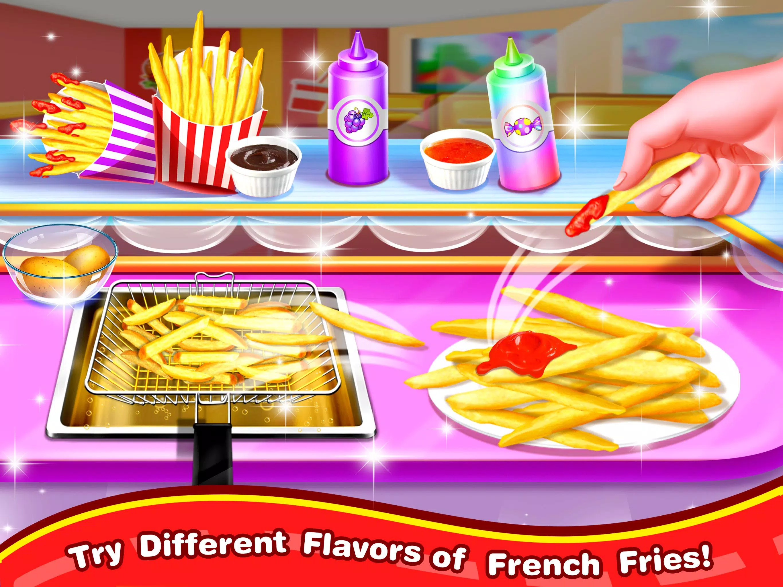 Download do APK de Fabricante de fast food - jogo de fazer comida para  Android