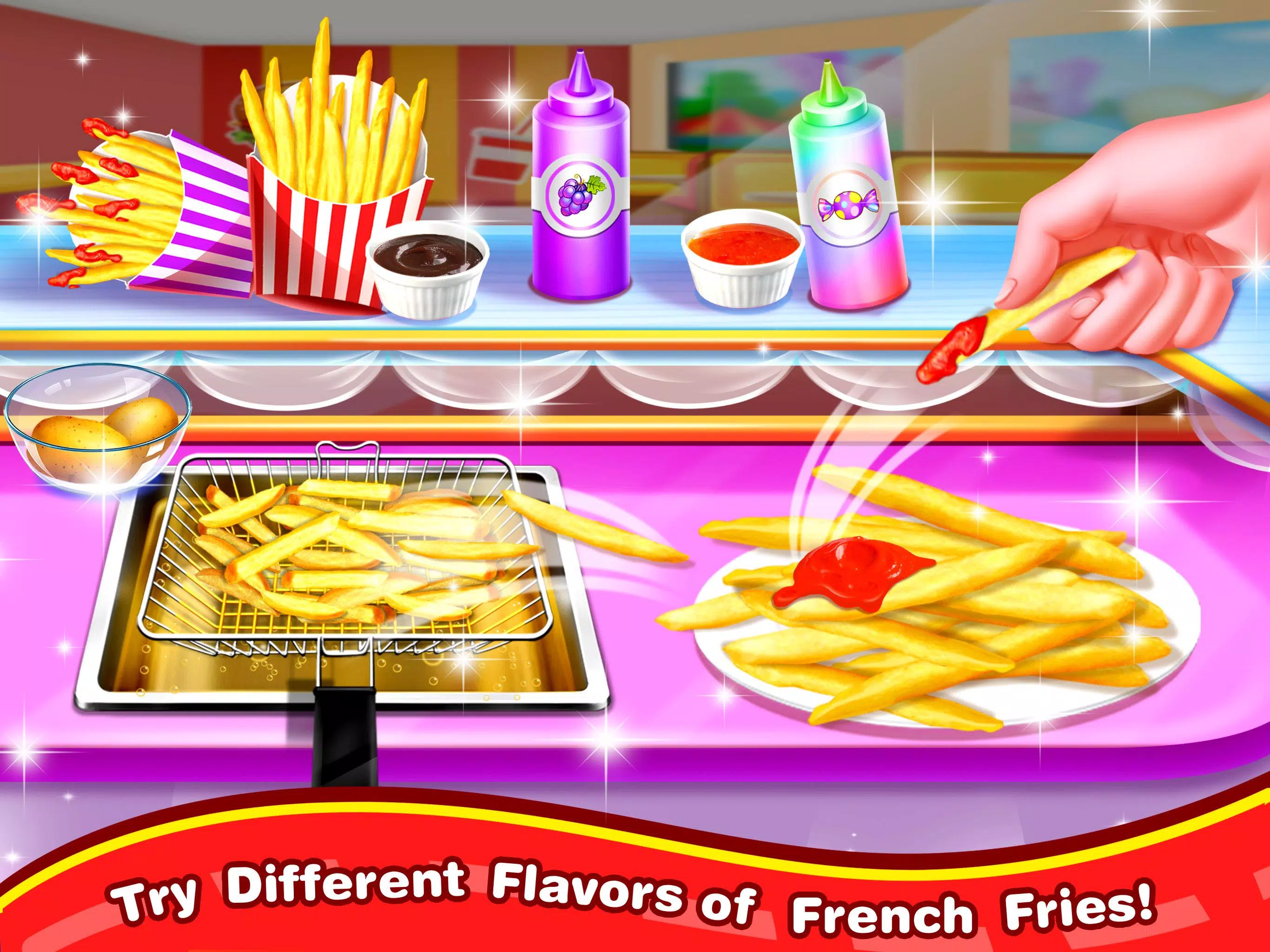 Download do APK de Fabricante de fast food - jogo de fazer comida