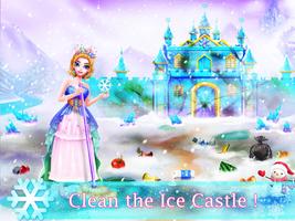 Ice Princess Big Home Cleanup-Home Cleaning Games Poster