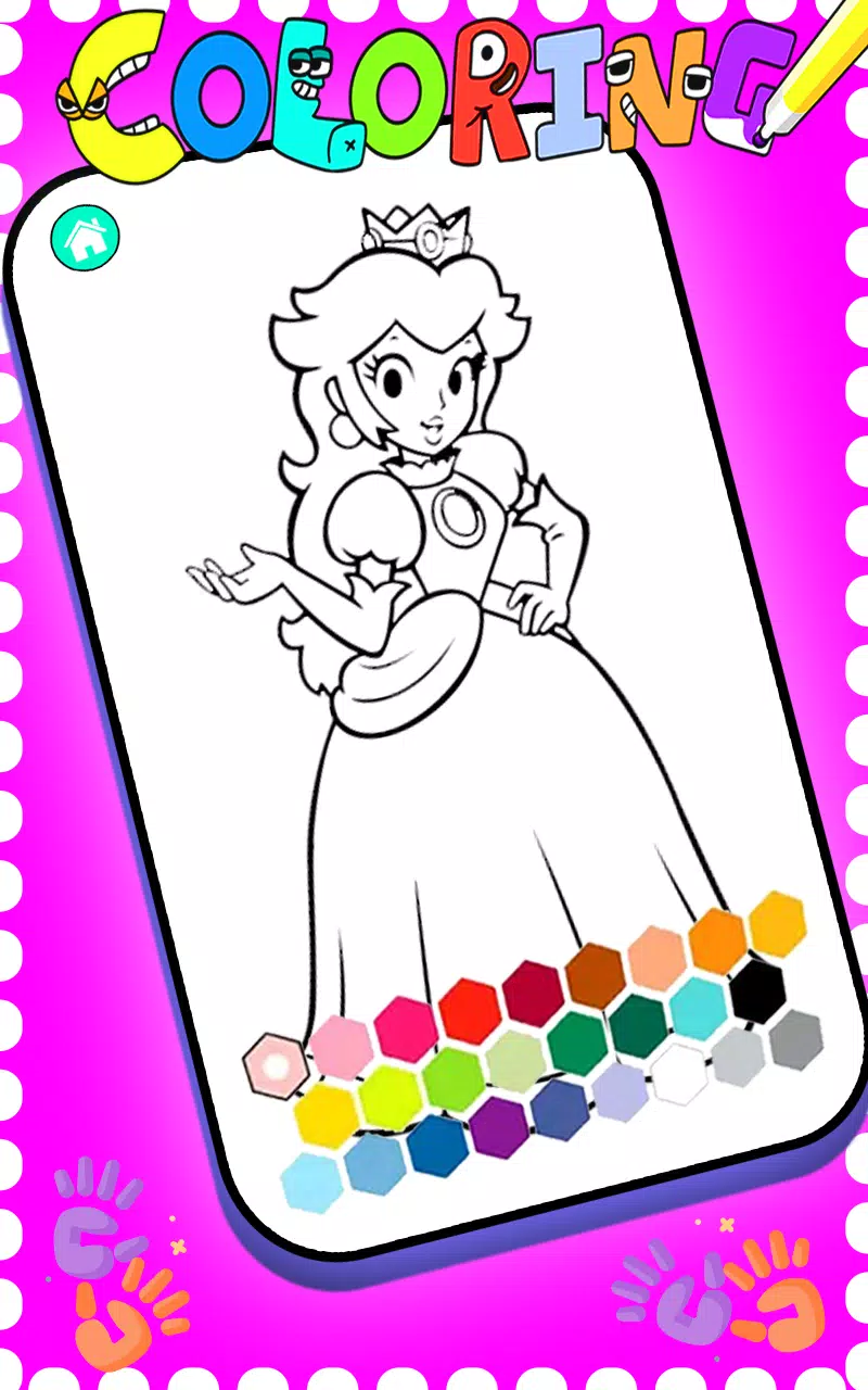 Princess peach in toca boca