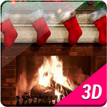 Christmas Fireplace HD LWP