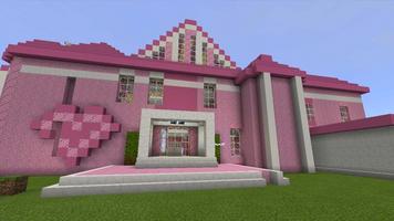 Princess House Pink Map For MC captura de pantalla 3