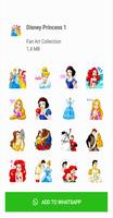 Stickers Disney Princess |WAStickerApps| ภาพหน้าจอ 1
