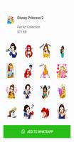 برنامه‌نما Stickers Disney Princess |WAStickerApps| عکس از صفحه