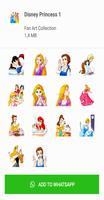 برنامه‌نما Stickers Disney Princess |WAStickerApps| عکس از صفحه