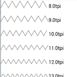 Threads Per Inch/mm Identifier icon
