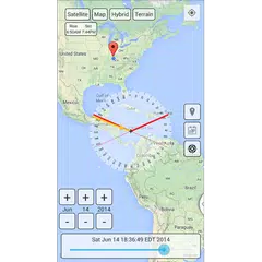 Sun Position Map Icon