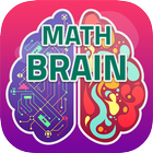 Math brain icon