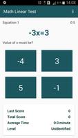 Math Linear Test पोस्टर