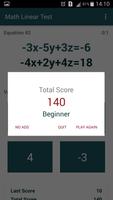 Math Linear Test स्क्रीनशॉट 3