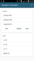 Algebra Equation Calculator Affiche