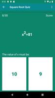 Square Root Quiz screenshot 1