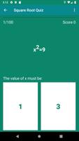 Square Root Quiz screenshot 2