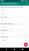 Bike Insurance Calculator : Ol capture d'écran 1