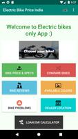 Electric Scooters Bikes Price India الملصق
