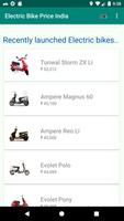 Electric Scooters Bikes Price India تصوير الشاشة 1